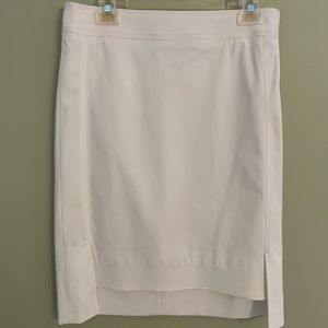 Brand new Carlisle Skirt Womens Size 6 ivory Lined Pencil Side Zip